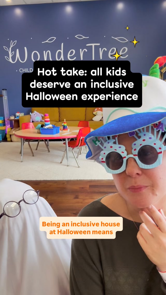 🎃👻 Halloween should be inclusive for EVERY child! 🧡
Not every child will say “trick or treat,” wear a costume, make eye contact, or approach your door independently. And that’s okay!
Some children communicate using AAC, some experience sensory sensitivities, some need extra processing time, and others may find Halloween overwhelming.
✨ A little understanding can make a BIG difference!
This Halloween, let’s:
🎃 Celebrate all forms of communication.
👻 Avoid expecting children to speak or make eye contact.
🍬 Offer treats without requiring a specific response.
🧡 Respect sensory needs and different comfort levels.
✨ Remember that inclusion means making space for everyone to participate in their own way.
Want more ideas for making Halloween accessible and inclusive?
We’ve written a WonderTree blog with practical tips for families and communities!
🔗 Read it here:
https://www.wondertreepractice.ca/post/creating-an-inclusive-halloween-experience-for-every-child
Hit “Follow” if you like our content ❤️
✨ Want to learn more about WonderTree? 📧 Email us or ☎️ call to book. 💻 Website link in bio.
DISCLAIMER: Information shared by WonderTree is for educational purposes only and is not a substitute for individualized medical or psychological care. Every child’s needs are unique. We cannot provide individualized clinical advice through social media. Please consult a licensed healthcare professional for guidance specific to your child. See our highlights for additional disclaimers.