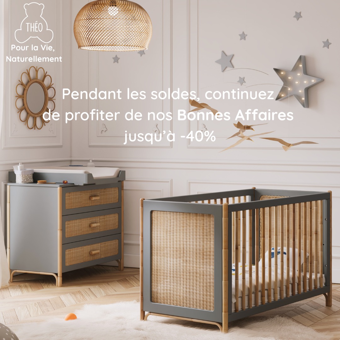 Fabriqués avec des matériaux naturels, durables et sûrs, nos meubles accompagnent votre famille pendant de nombreuses années 💛
Théo-Bébé – Des meubles qui vous accompagnent pour la vie.
✨Pendant les soldes, continuez de profiter de nos Bonnes Affaires jusqu'à -40%
#TheoBebe #ThéoBébé #DesignChic #rotin #MobilierDurable #ConfortBébé #LitBébé #QualitéFrançaise #DécorationChambre #Écoresponsable #Évolutif #SécuritéBébé #MeublesBébé #sales #MobilierNaturel #babyroom #babyfurniture #ChambreBebe