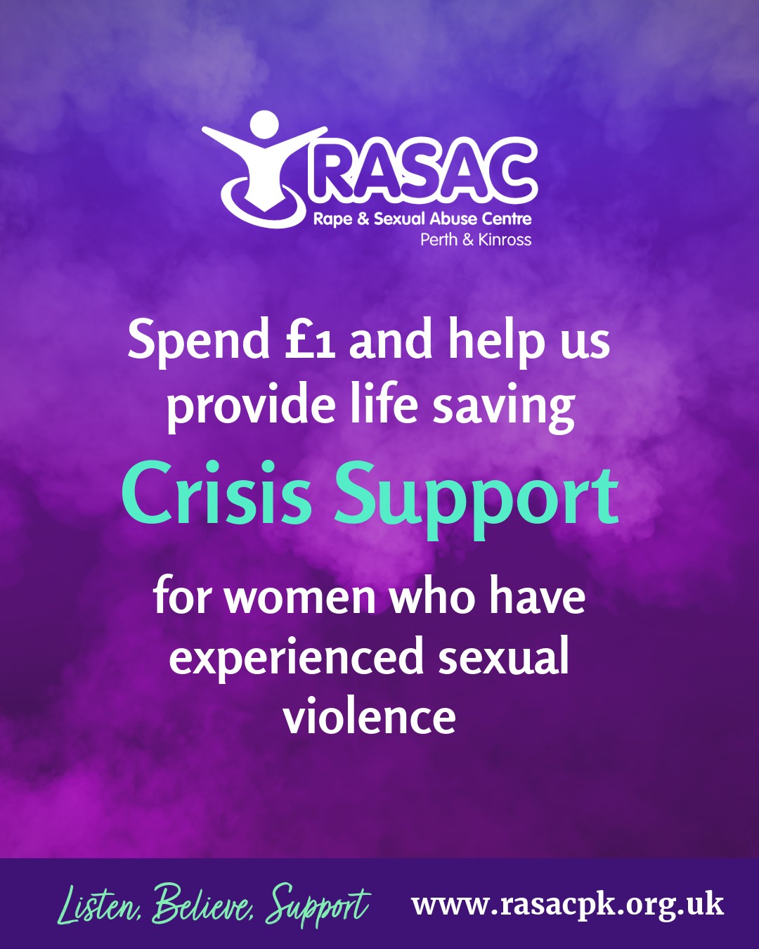 You can make a difference for survivors in Perth and Kinross...👇
Join our lottery to help boost essential funds for survivors.💜
Tickets only cost £1 per week.
Support us and you could win cash prizes up to £25,000! 🤩
Draws are every Saturday night! 🥳
Just hit this link to enter or copy and paste into your browser- https://bit.ly/3UaltFR
#onelottery #fundraising #supportus #supportlocal #rasacpk #IBelieveYou #charityfundraiser #lottery #givingback #perthandkinross You can make a difference for survivors in Perth and Kinross...👇
Join our lottery to help boost essential funds for survivors.💜
Tickets only cost £1 per week.
Support us and you could win cash prizes up to £25,000! 🤩
Draws are every Saturday night! 🥳
Just hit this link to enter or copy and paste into your browser- https://bit.ly/3UaltFR
#onelottery #fundraising #supportus #supportlocal #rasacpk #IBelieveYou #charityfundraiser #lottery #givingback #perthandkinross