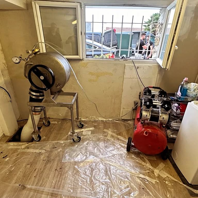 Chemisage dn150/160 chez un particulier