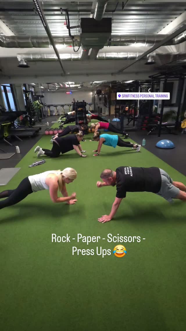 There's always time for a Finisher!
A bit of fun to finish the session this morning, Rock Paper Scissors - Press-ups 😂