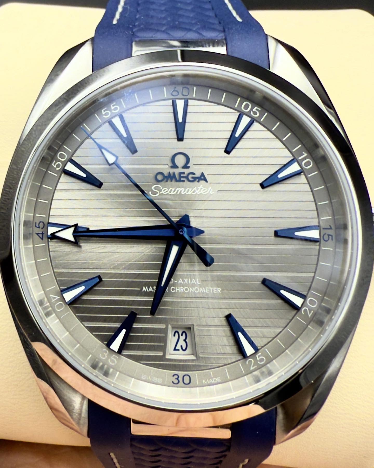 🔴 SOLD
Omega Seamaster Aqua Terra Grey Dial
220.12.41.21.06.001
Grey teak pattern dial and blue rubber strap
#omega #omegaseamaster #aquaterra #omegawatch #omegawatches #omegaaquaterra