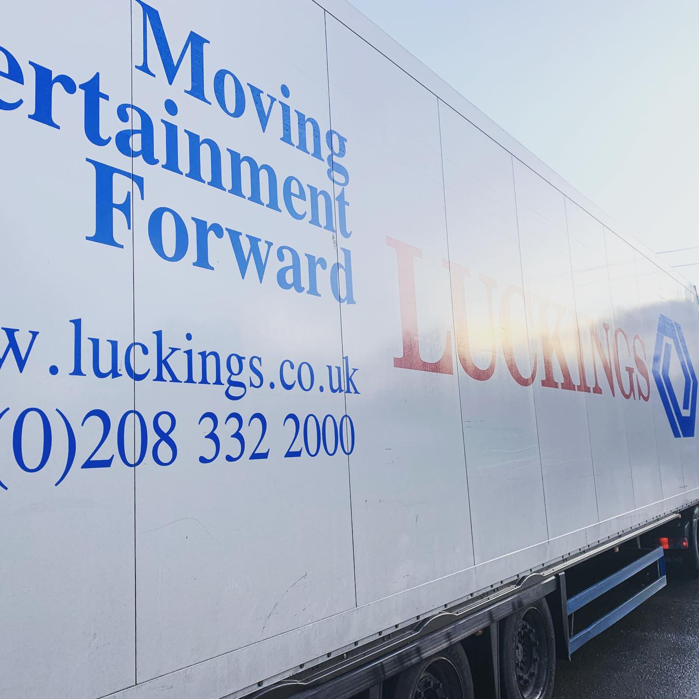 First #panto to leave S A Events today! All loaded and on it’s way to @whitleybaypantomime at the @playhouse_whitleybay ! See you guys tomorrow! #whitleybaypanto #theatre #eventprofs