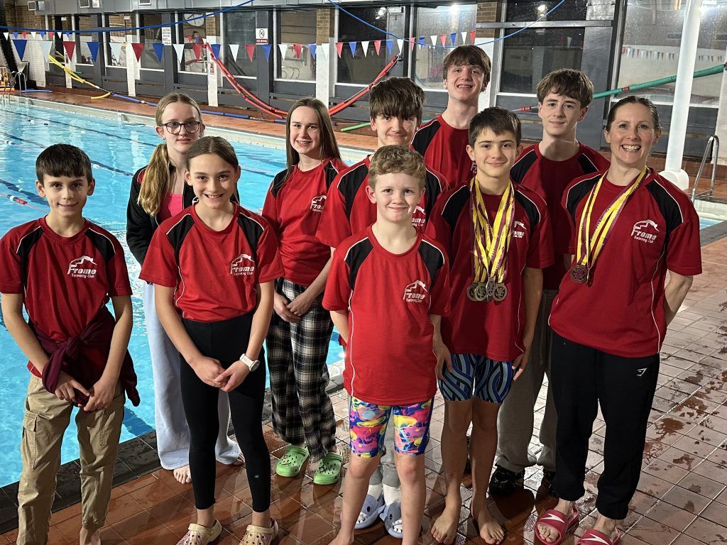 Frome Swimming Club makes waves at Somerset County Championships
Frome Swimming Club is celebrating an excellent series of performances following the conclusion of the 2026 Somerset County Championships.
Over three intensive weekends of competition, the club’s swimmers secured a handful of medals, multiple finalist positions, and a flurry of personal best (PB) times.
Will earned two Gold and four Silver medals and Laura won two Bronze medals while beyond the podium, several swimmers qualified for championship finals, including Freddie, Erin, Lara, Danny and Alistair.
The championship was also a showcase of individual progress, with the following athletes recording new personal best times: Phoenix, Nathan, Jazz, Emily, Isaac, Bella, Ava, Charlie and Emma.
In the overall club team scores, Frome Swimming Club clinched 12th place among all competing Somerset teams.
Read more on our website. The link is in our bio. Frome Swimming Club makes waves at Somerset County Championships
Frome Swimming Club is celebrating an excellent series of performances following the conclusion of the 2026 Somerset County Championships.
Over three intensive weekends of competition, the club’s swimmers secured a handful of medals, multiple finalist positions, and a flurry of personal best (PB) times.
Will earned two Gold and four Silver medals and Laura won two Bronze medals while beyond the podium, several swimmers qualified for championship finals, including Freddie, Erin, Lara, Danny and Alistair.
The championship was also a showcase of individual progress, with the following athletes recording new personal best times: Phoenix, Nathan, Jazz, Emily, Isaac, Bella, Ava, Charlie and Emma.
In the overall club team scores, Frome Swimming Club clinched 12th place among all competing Somerset teams.
Read more on our website. The link is in our bio.