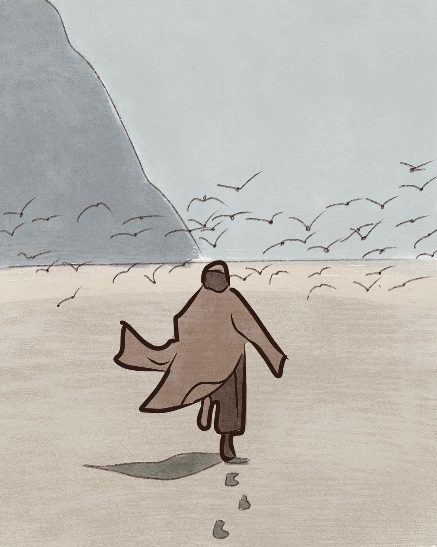 "It is no use walking anywhere to preach
unless our walking is our preaching."
St Francis of Assisi, pray for us!
#catholic
#catholicart
#catholinktober
#catholinktober2021