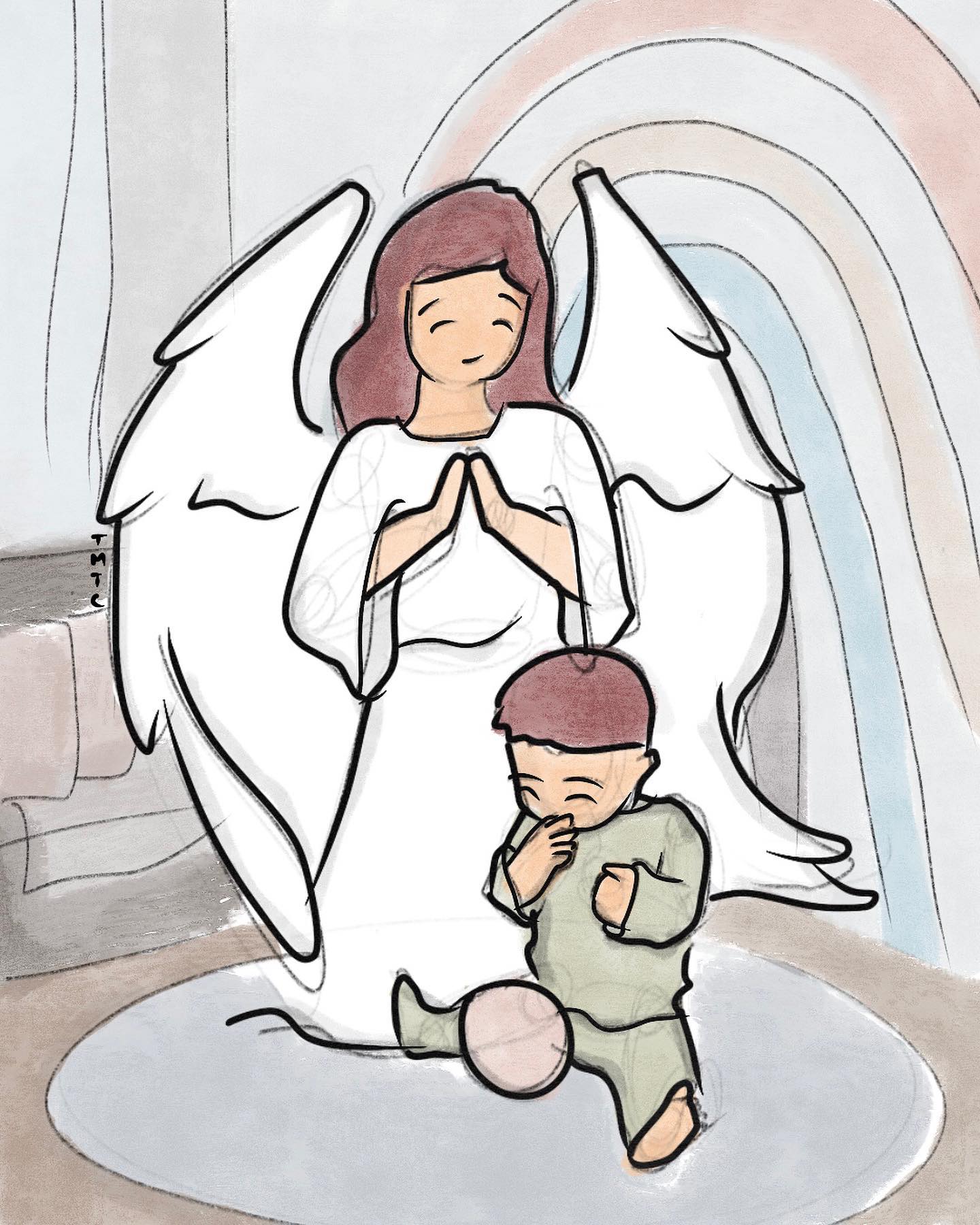 O my good angel
whom God has appointed to be my guardian,
enlighten and protect,
direct and govern me,
who has been entrusted to you
by the Divine Mercy.
Amen.
#catholic
#catholicart
#catholinktober
#catholinktober2021
#betterlatethannever