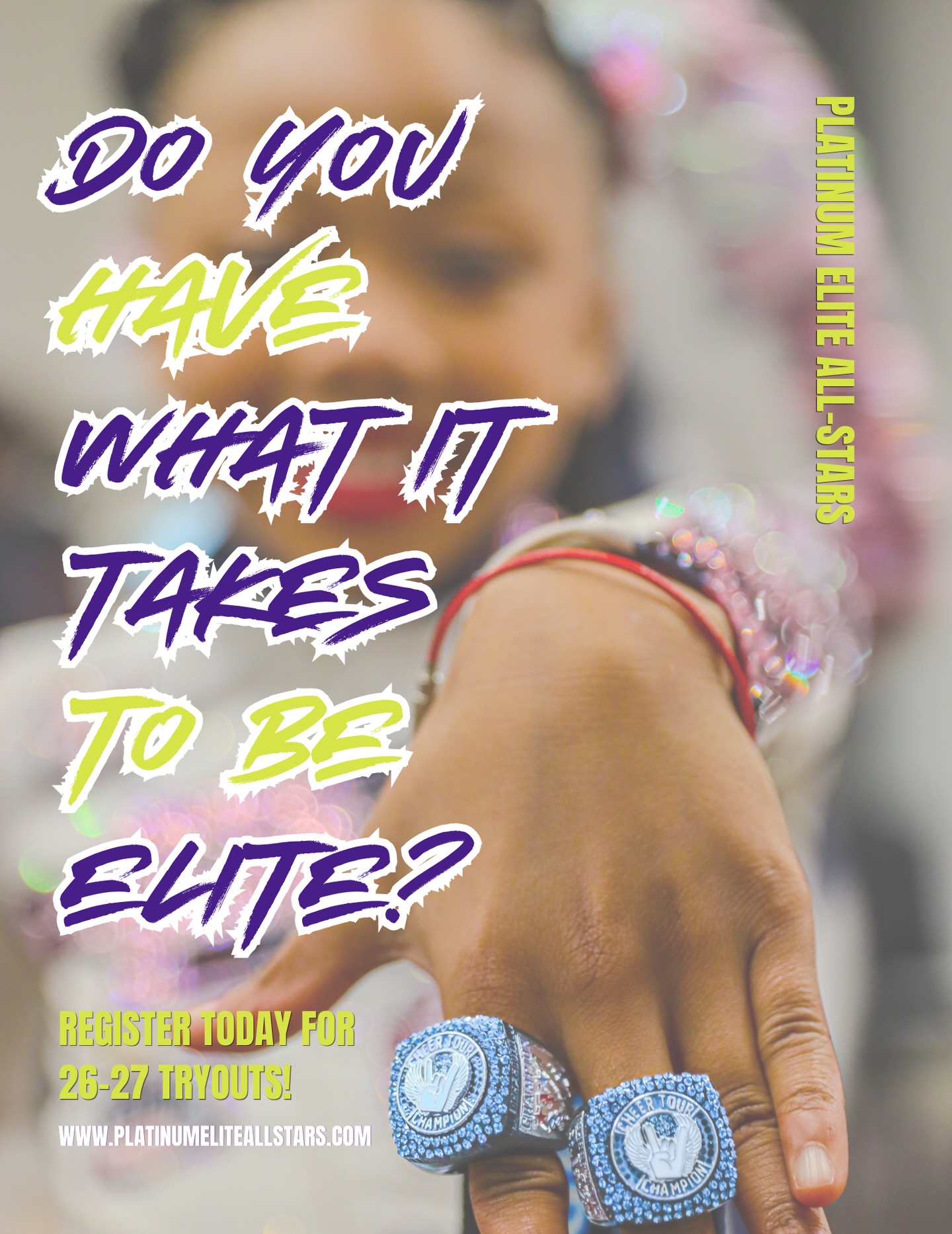 Do you have what it takes to be a Platinum Elite All-Star? ⭐️💥
This is for the dedicated, the disciplined, and the ones ready to stand out. If you’re ready to push limits, build confidence, and compete at the highest level… we want to see you! No experience needed!
Tryouts are happening May 23rd at 11AM
📍 Lawrenceville Location
Show up. Stand out. Earn your spot. ✨
#PlatinumEliteAllStars #CompetitiveAllstar #Cheer