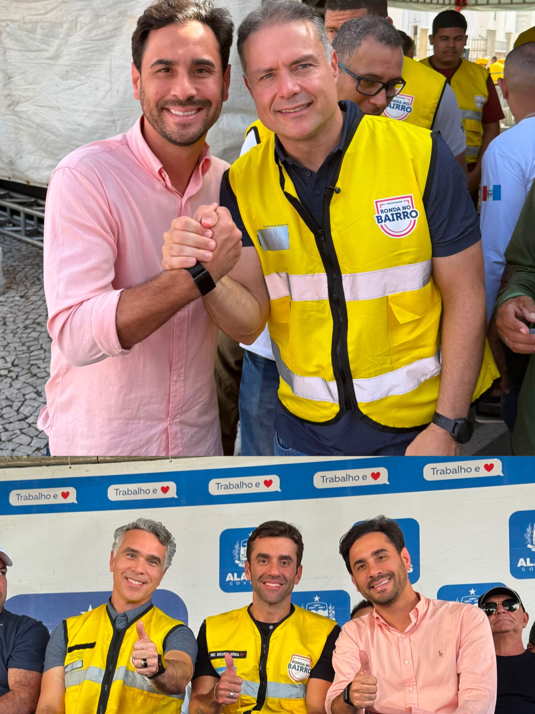 Em Arapiraca, ao lado do nosso futuro governador Renan Filho, do deputado federa