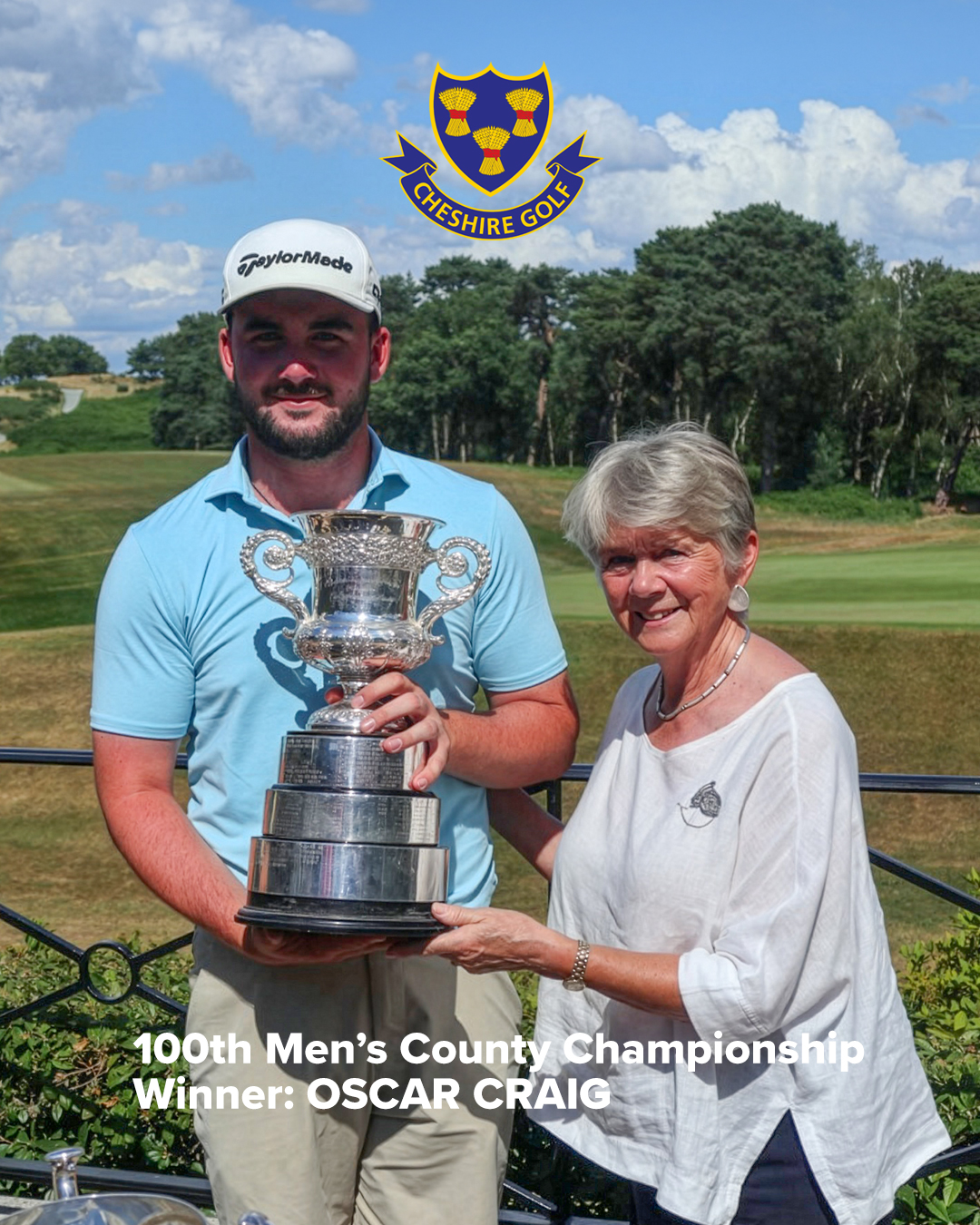 Oscar Bravo!
The 100th Men's County Championship, back where it all began at the wonderful Delamere