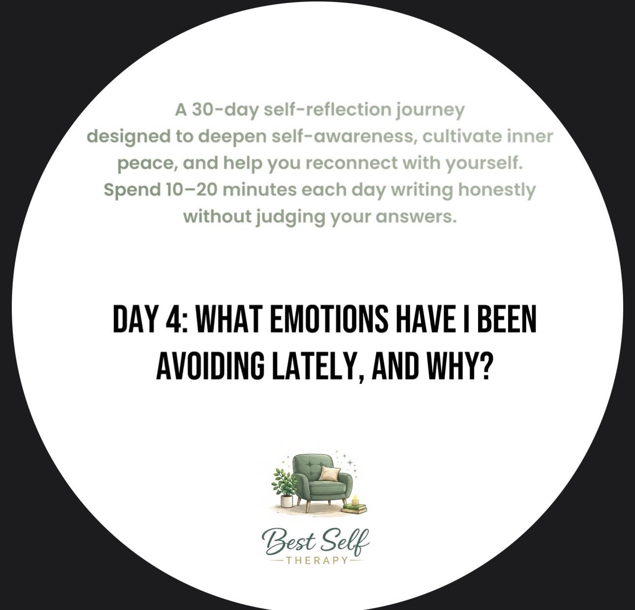 ā¦
Day 4: What emotions have I been avoiding lately, and why?
#mentalhealthawareness #journalling #selfawareness #knowyourself #wirraltherapist