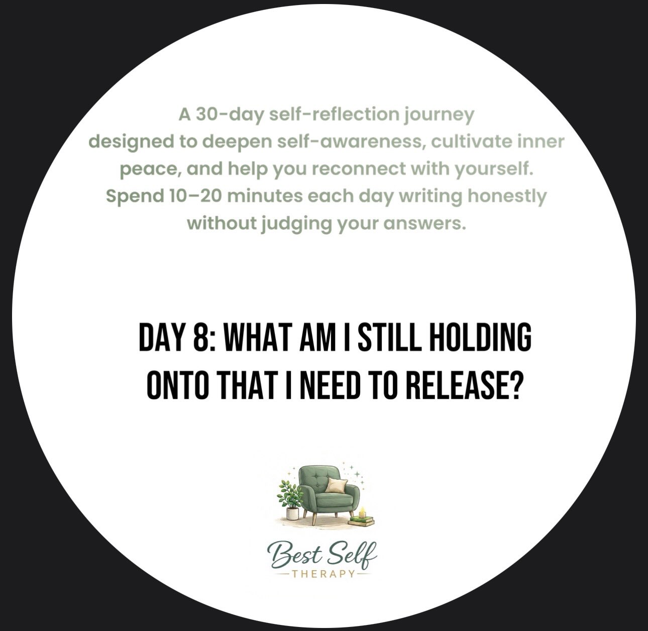 ā¦
Day 8: What am I still holding onto that I need to release?
#mentalhealthawareness #journaling #selfawareness #clearingspace #insight