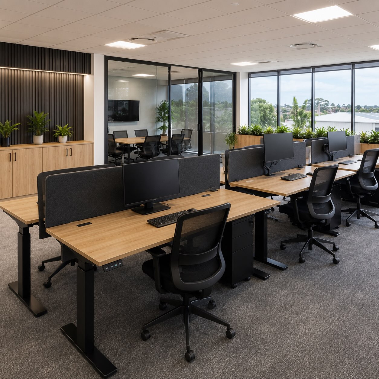 Thinking about redesigning your workspace?
At Pollett Furniture & Joinery, we offer so much more than custom joinery. From electric sit-stand desks, ergonomic office chairs to desk partitions, storage solutions, and much much more!
We can help create a workspace thatโs functional, stylish, and built to last.
Whether youโre refreshing a single office or fitting out an entire workplace, our team is here to help every step of the way.
Get in touch with the team today and letโs create a workspace youโll love.
Email - sales@pollett.co.nz
Showroom & Factory - 11 Carnegie Road, Napier