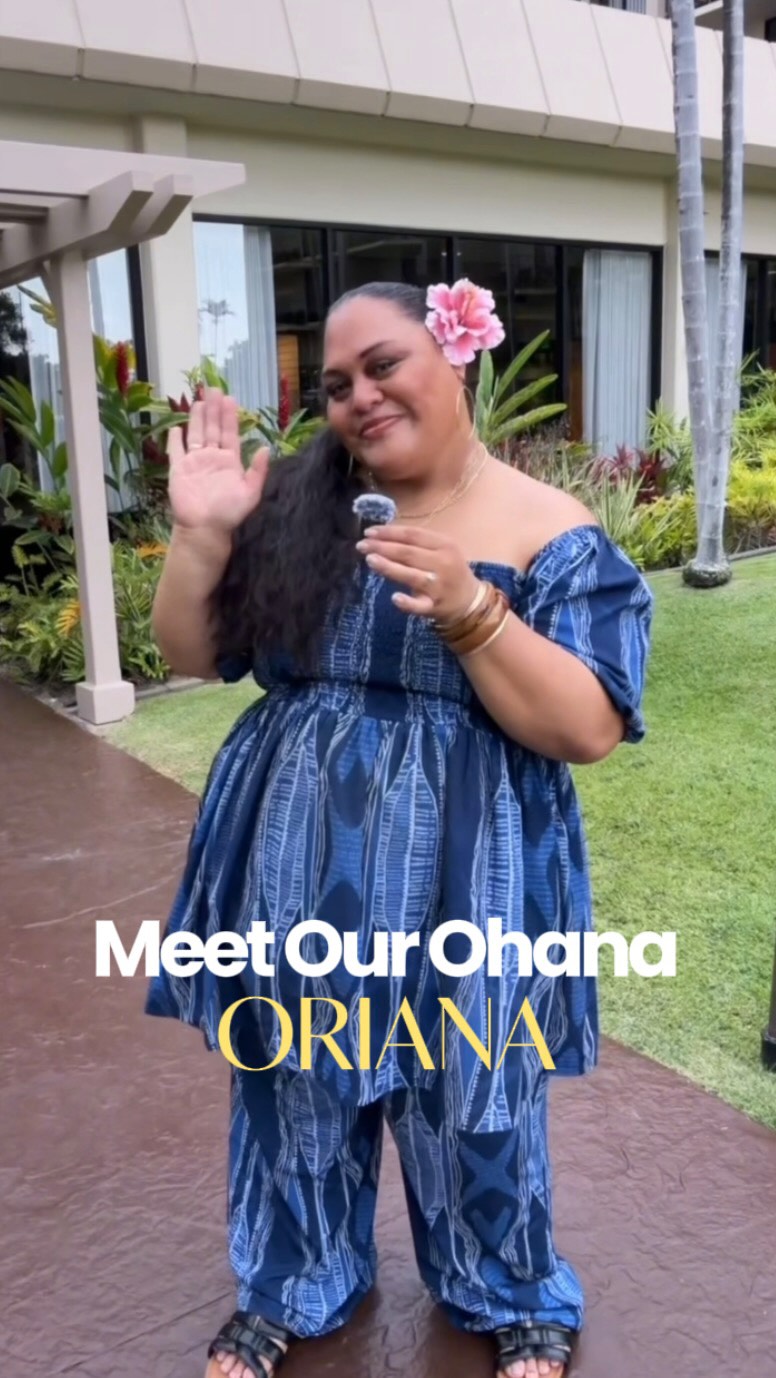 🌺 MEET OUR ‘OHANA: ORIANA 🌺
This week, we’re introducing you to Oriana! 🤍
Oriana has been part of our Island Breeze ‘Ohana for 16 years, serving as our Sales Supervisor & Guest Experience team member. 🌴✨
As one of the first people you see, she plays a special role in setting the tone for your Island Breeze experience. Her goal is simple — to make every guest feel welcomed, comfortable, and most importantly, like they’re part of our ‘ohana. 🫶🏽
We’re so grateful for the years of aloha, warmth, and care Oriana has shared with our guests and our team. 🌺
Get to know Oriana in this week’s Meet Our ‘Ohana! 💛
#MeetOurOhana #IslandBreezeLuau #IslandBreezeOhana #Ohana #KonaHawaii