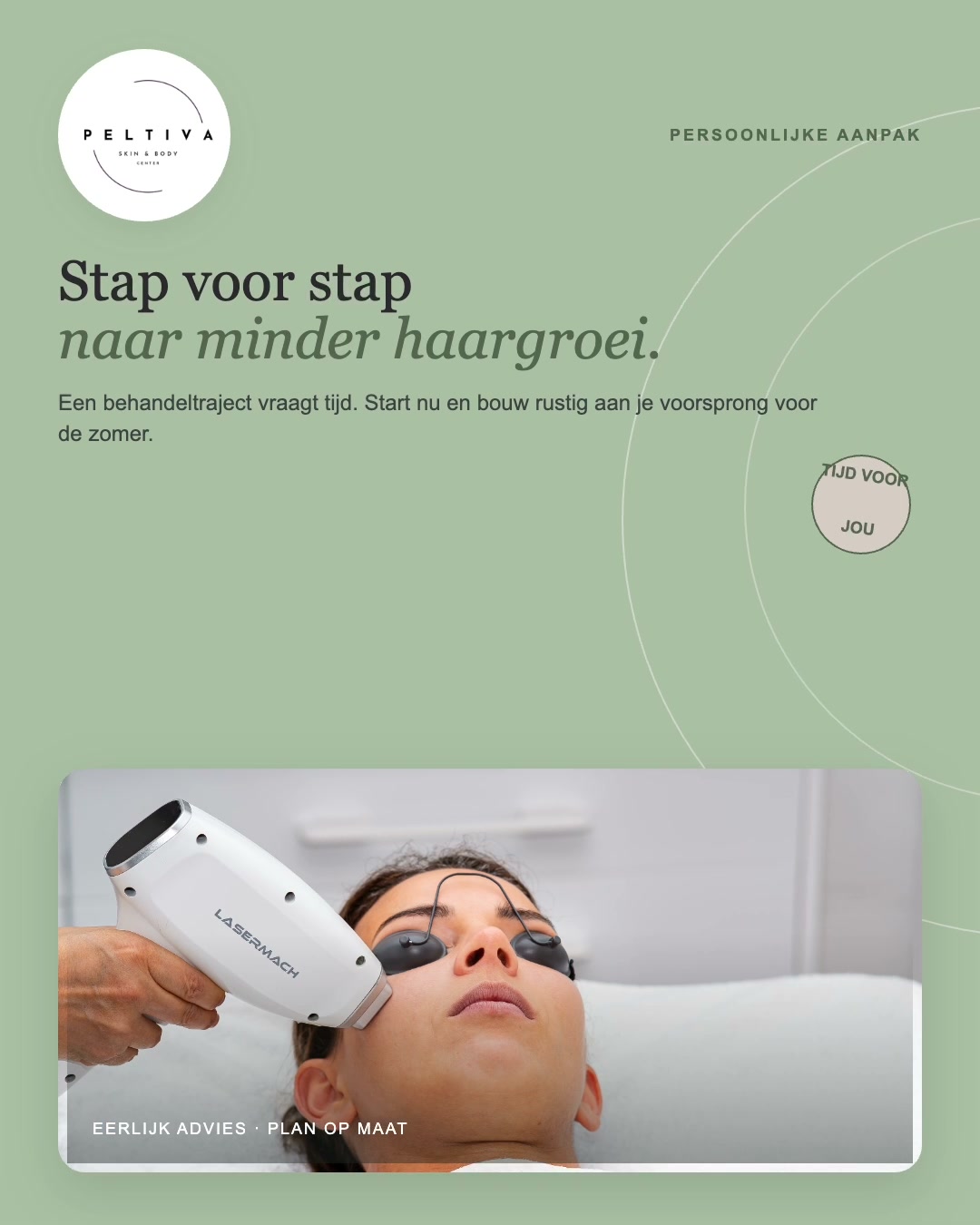 Droom je van een gladdere huid tegen de zomer? ☀️
De herfst is een mooi moment om te starten met laserontharing en je behandeltraject rustig op te bouwen. Bij Peltiva krijg je persoonlijk advies en een behandelplan afgestemd op jouw huid, haartype en zone.
We gebruiken lasermach en leggen vooraf uit wat je realistisch kunt verwachten. Resultaten verschillen per persoon; we maken graag tijd om jouw vragen te bespreken.
📍 Heerstraat 37/1, Neerpelt
📲 WhatsApp: 0472 36 11 02
Stuur ons “LASER” voor persoonlijk advies en prijzen per zone.
#laserontharing #Pelt #Neerpelt #Limburg #huidverzorging
